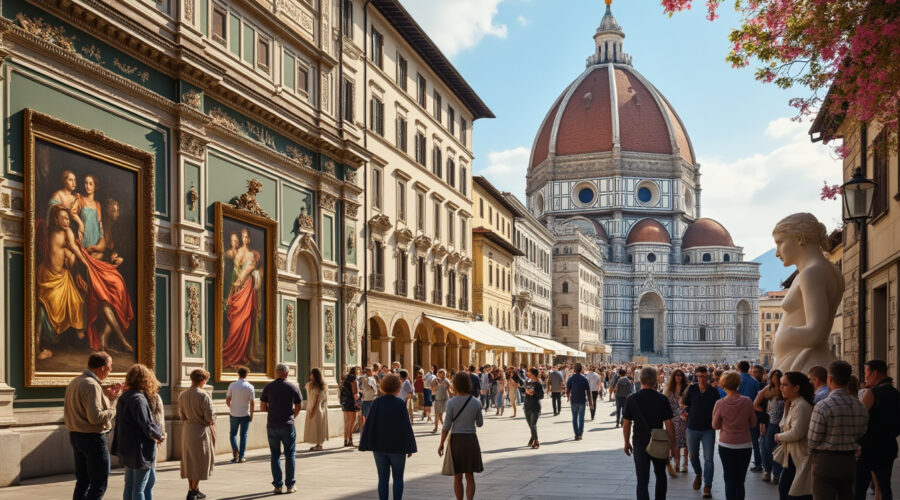découvrez l'italie en 4 jours à travers florence, le berceau des maîtres de la renaissance. plongez dans l'art avec l'exposition 'fra angelico' et admirez les joyaux historiques et culturels de cette ville emblématique.